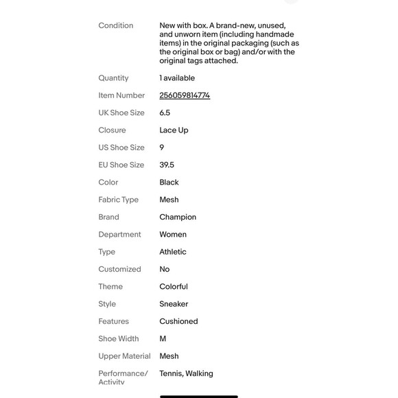 NWT Women’s Champion Running Shoes Blue Black Pink Size 9M V SRS Approach comfy - Picture 7 of 12